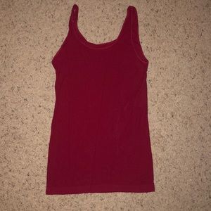 Maroon tank top